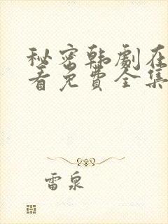 秘密韩剧在线观看免费全集电视剧高清