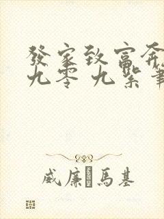 发家致富奔小康九零 九紫笔趣阁