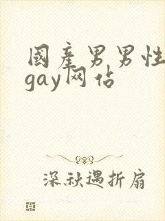 国产男男性视频gay网站