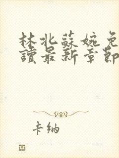 林北苏婉免费阅读最新章节笔趣阁封面