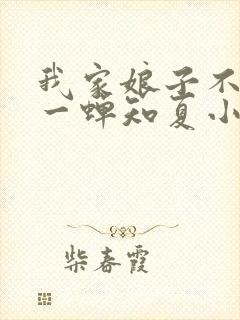 我家娘子不对劲一蝉知夏小说无弹窗