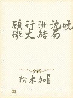 顾行洲沈晚宁林微大结局