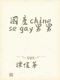 国产chinese gay男男