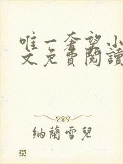 唯一奢望小说全文免费阅读