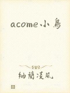 acome小鸟