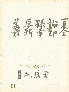 叶辰孙怡夏若雪最新章节全文封面