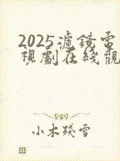 2025滤镜电视剧在线观看免费高清