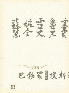 苏婉霍枭寒苏晓慧全文免费阅读