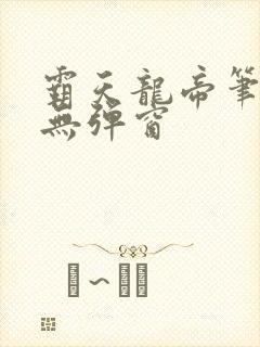 霸天龙帝笔趣阁无弹窗