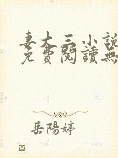 妻大三小说全文免费阅读无弹窗封面