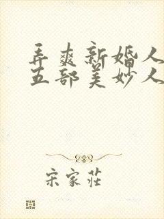 弄爽新婚人妻第五部美妙人妻