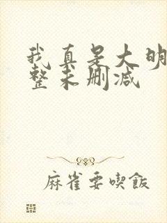 我真是大明星完整未删减封面