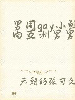 男同gay小鲜肉亚洲男男在线观看