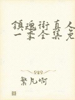 镇魂街真人版第一季全集免费观看