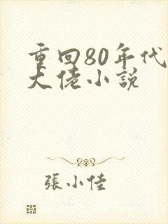 重回80年代当大佬小说封面