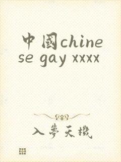 中国chinese gay xxxx封面