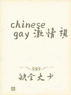 chinese gay 激情视频