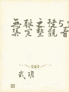 无耻之徒5季全集完整观看