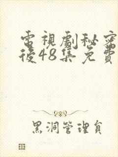 电视剧秘密的背后48集免费观看全集封面