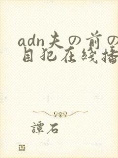 adn夫の前の目犯在线播放