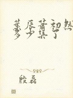 叶辰萧初然更新多少集了