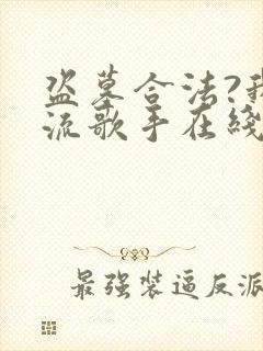 盗墓合法?我顶流歌手在线盗墓在线阅读全文