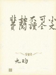 非她不可小说免费阅读全文