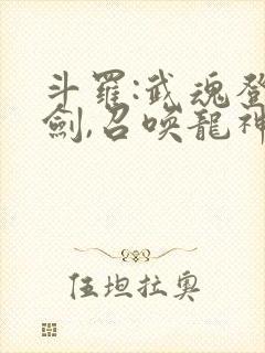 斗罗:武魂登龙剑,召唤龙神号