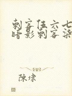 刺客伍六七中的暗影刺客柒