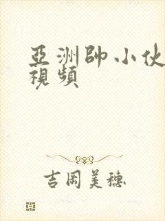 亚洲帅小伙gv视频