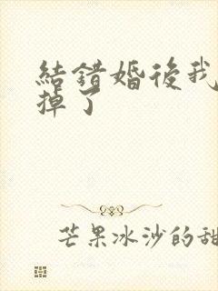 结错婚后我离不掉了