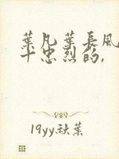 叶凡叶长风一门十忠烈的,封面