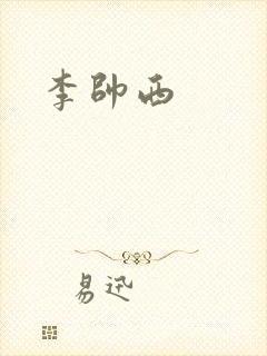李帅西封面