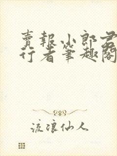 卖报小郎君灵境行者笔趣阁