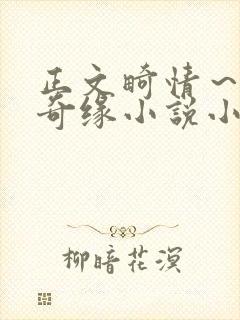 正文畸情～内裤奇缘小说小茹