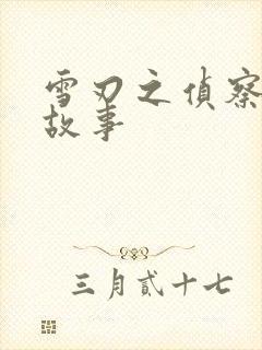 雪刃之侦察兵的故事封面