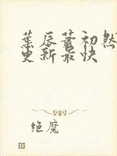 叶辰萧初然免费更新最快