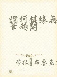 烂柯棋缘无弹窗笔趣阁