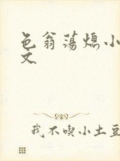 色翁荡熄小说全文