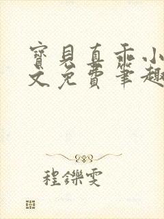 宝贝真乖小说全文免费笔趣阁