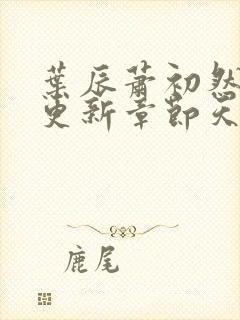 叶辰萧初然最快更新章节天域小说封面