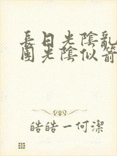 长日光阴乱作一团光阴似箭笔趣