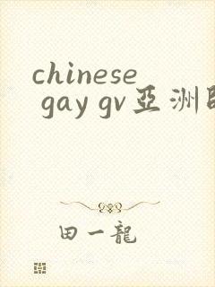 chinese gay gv亚洲帅哥