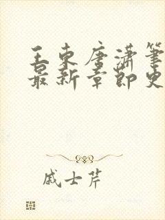 王东唐潇笔趣阁最新章节更新情况