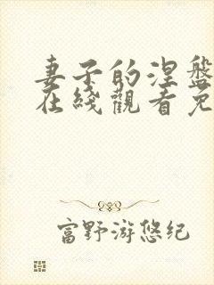 妻子的涅盘短剧在线观看免费高清封面