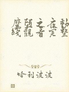 魔堕之夜动漫在线观看完整版动漫