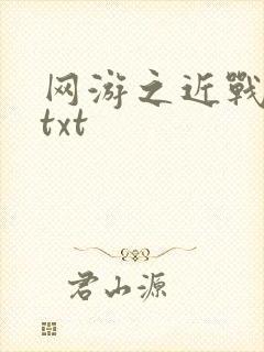 网游之近战法师txt