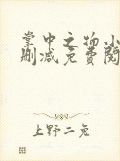 掌中之物小说无删减免费阅读全文