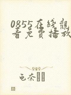 0855在线观看免费播放电视剧大全