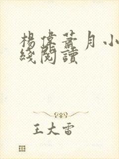 杨伟萧月小说在线阅读